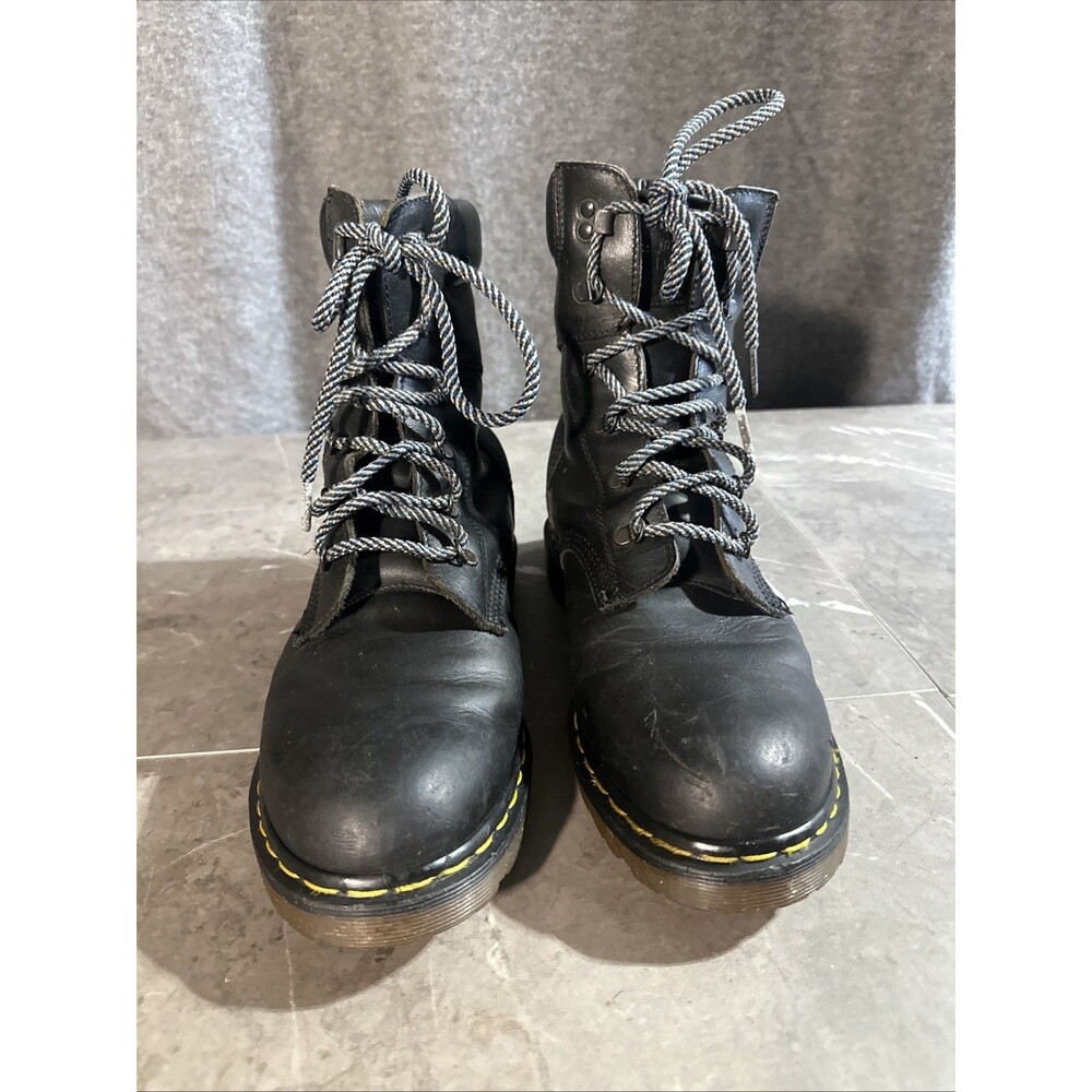 VTG England Dr Martens Mid Calf Combat Boots #7741 Men’s Size UK 11 US 12 B14